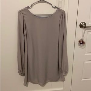 Lulus grey shift dress
